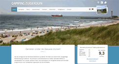 Desktop Screenshot of campingzuiderduin.nl