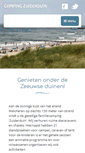 Mobile Screenshot of campingzuiderduin.nl